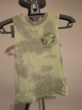 Minecraft Kids Lime Tie-Dye Adventure Tank